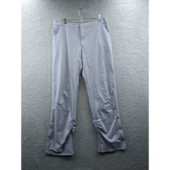 Nike Fit Dry Women's Large Gray Ruched Jogger Pants size 12-14 - Picture 1 of 12